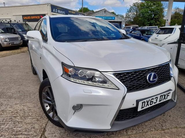 2013 Lexus RX 3.5 450h V6 F Sport SUV 5dr Petrol Hybrid CVT 4WD Euro 5 (s/s) (299 ps) - Picture 1 of 53